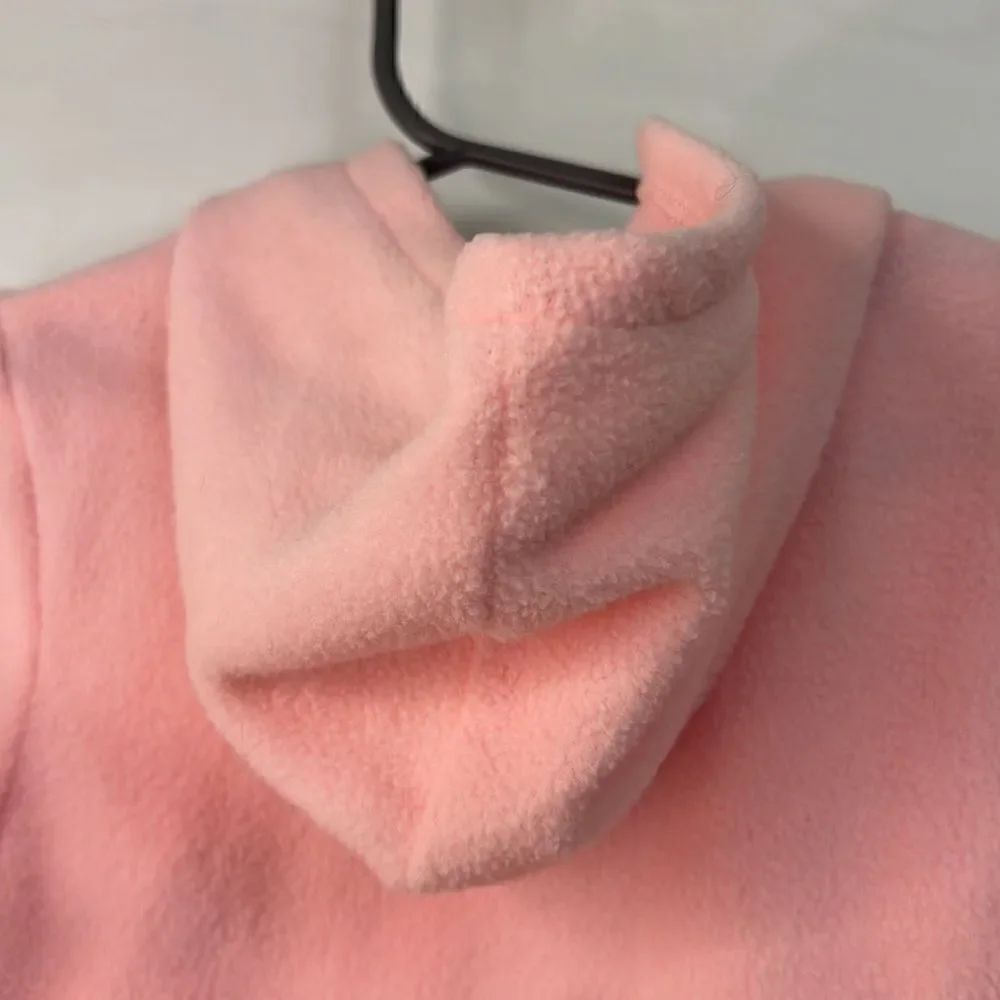 Disney Baby Pink Fleece one piece/snowsuit size 3-6 months EUC